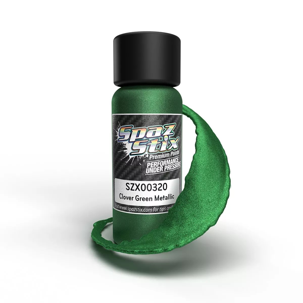 Clover Green Metallic Airbrush Paint 2oz 00320