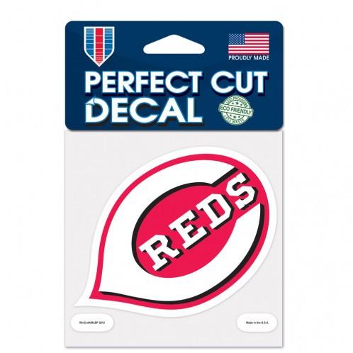 Cincinnati Reds Perfect Cut Decal 4x4"