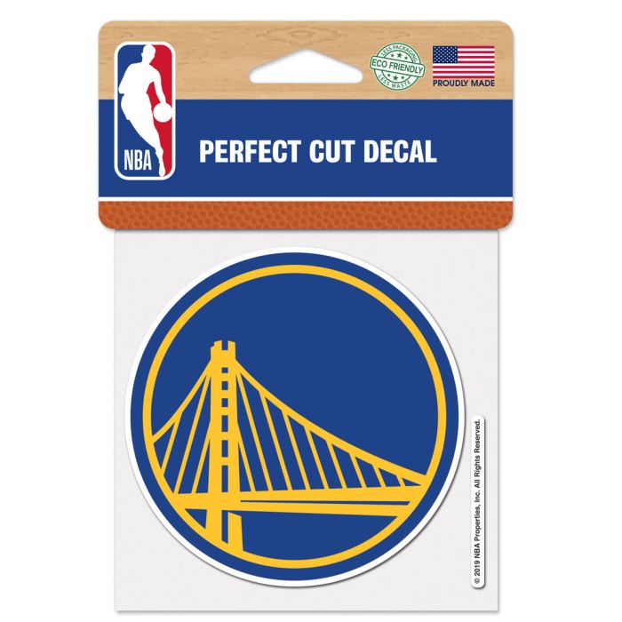 Golden State Warriors Perfect Cut Decal 4x4"