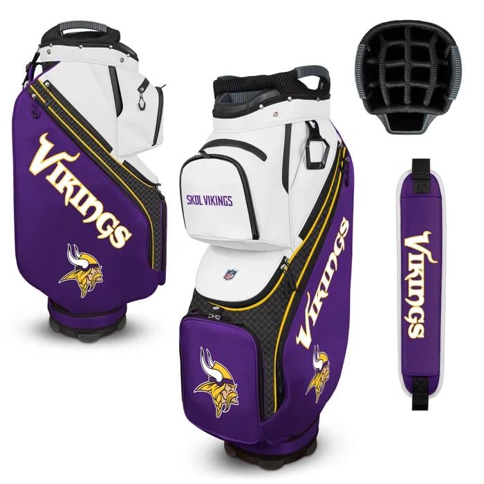 Minnesota Vikings Premier Clubhouse Cooler Golf Cart Bag