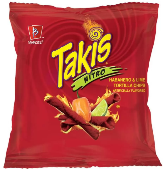 Takis Rolled Tortilla Chips (1 oz) - Nitro