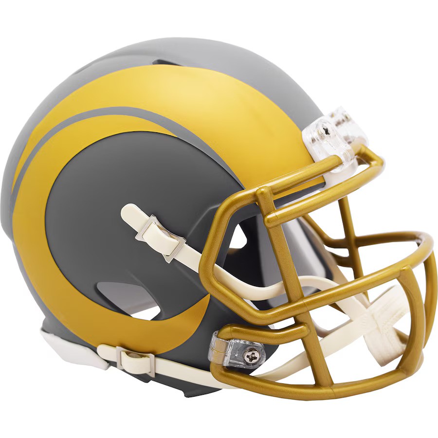 Los Angeles Rams Riddell Slate Speed Mini Helmet