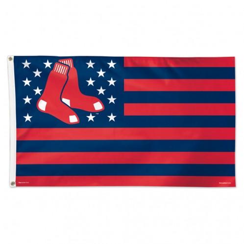Boston Red Sox Deluxe Americana Flag 3x5'