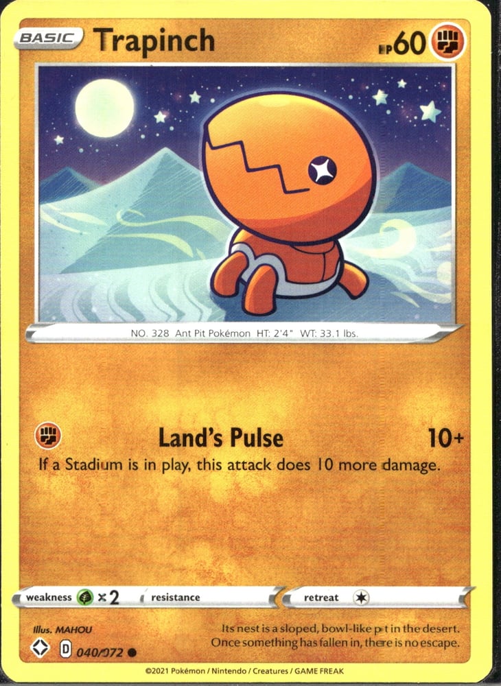Trapinch - SWSH4.5 40/72