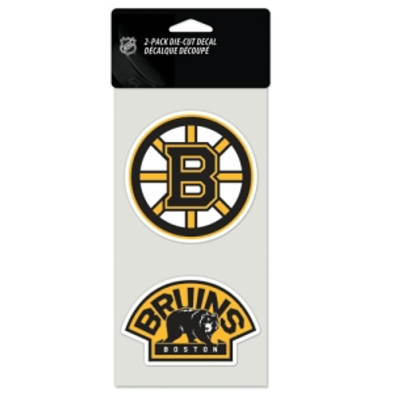 Boston Bruins Set of 2 Perfect Cut Decals