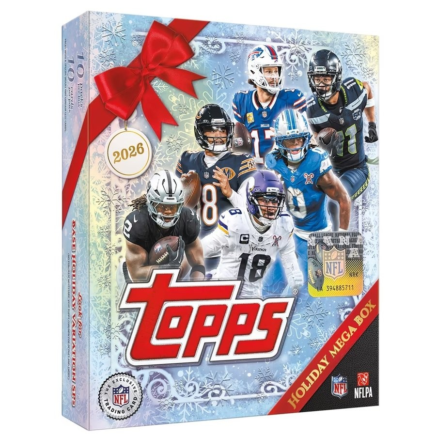 2026 Topps Holiday Football Mega Box
