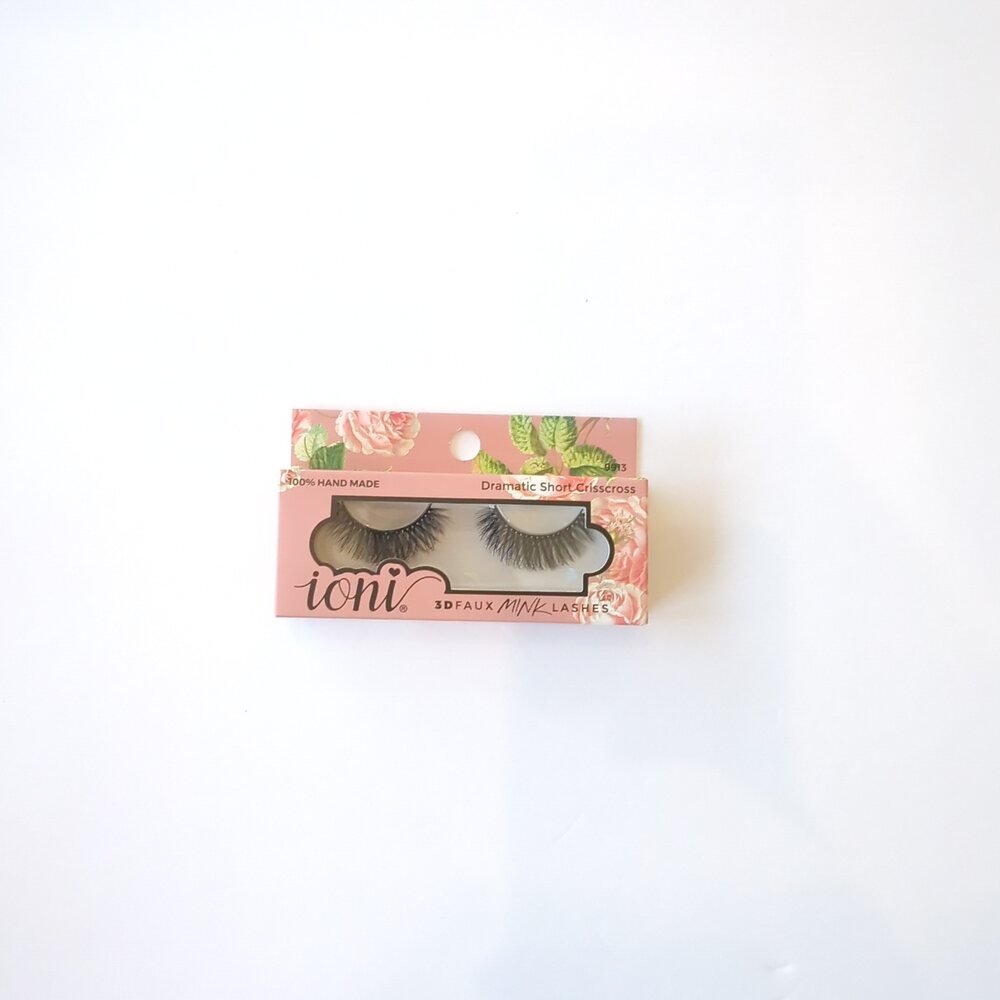 ioni 3D Faux Mink Lashes - Dramatic Short Crisscross