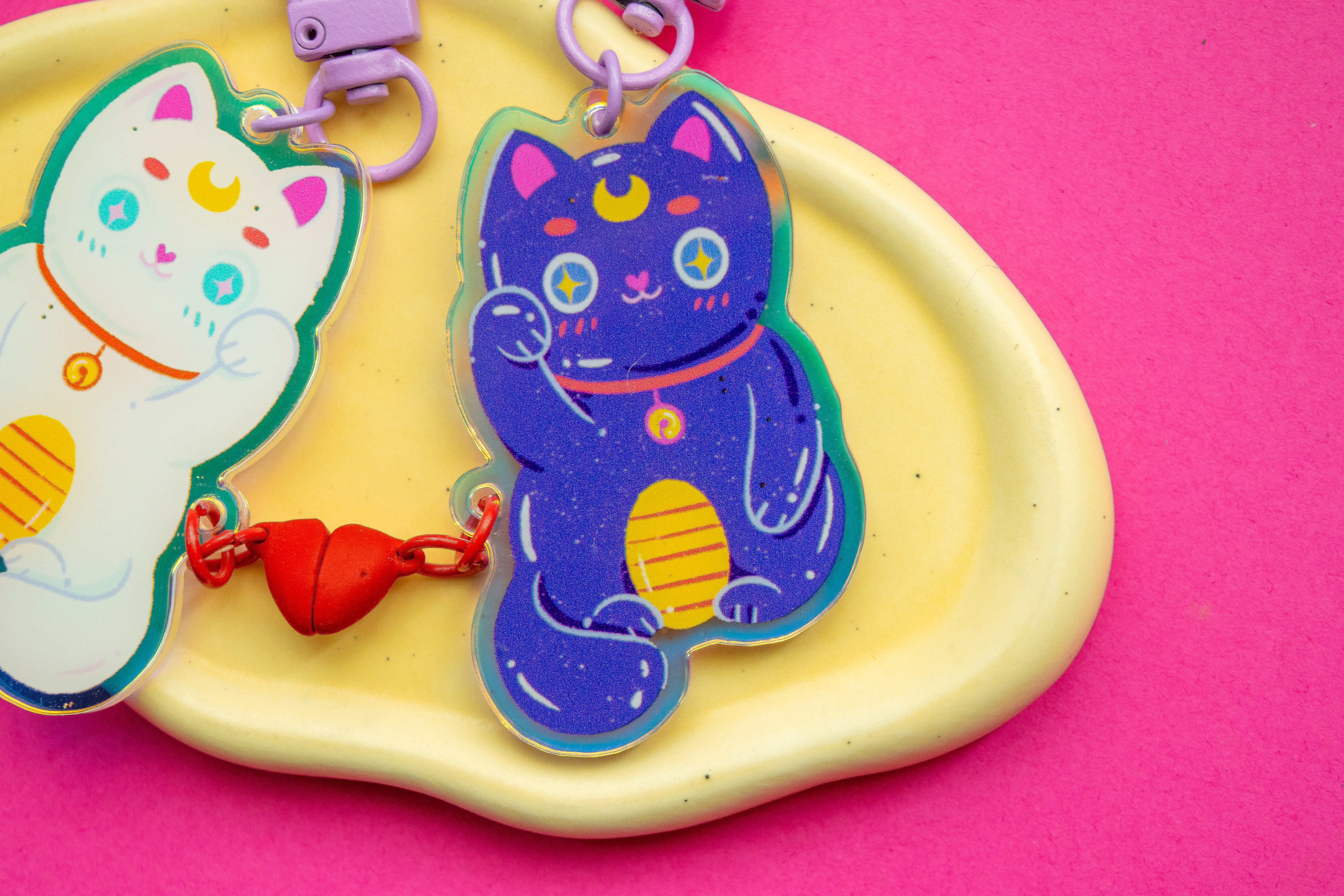 Moon Guardians Magnetic Keychain