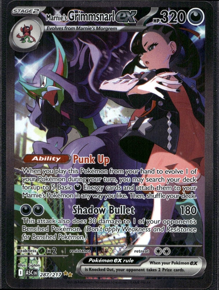 Marnie's Grimmsnarl ex - ME02.5 287/217