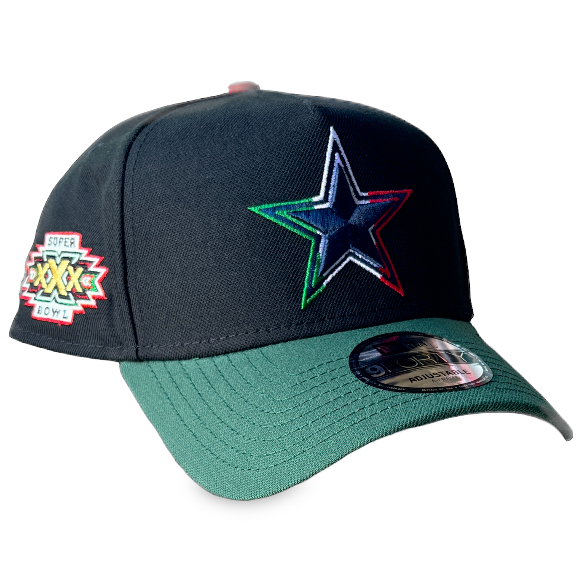Dallas Cowboys Mexico Theme New Era 9FORTY A-Frame Super Bowl XXX Snapback Hat