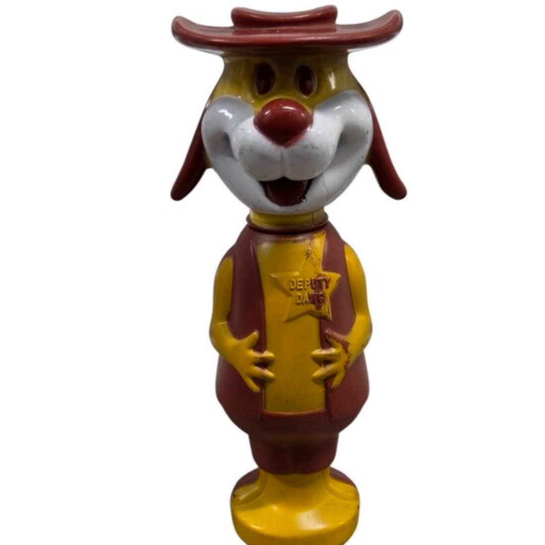 Vintage 1966 Terrytoons Deputy Dawg Figure Bubble Bath Colgate Palmolive