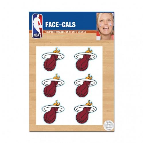 Miami Heat Face Cals Tattoos