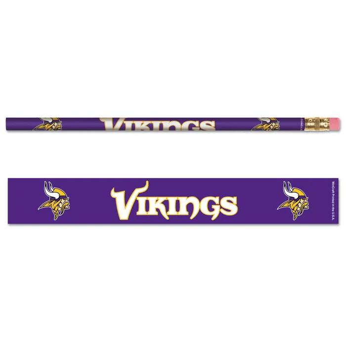 Minnesota Vikings Pencil 6 Pack