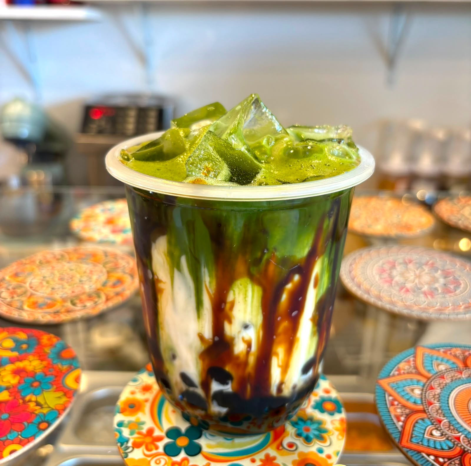 Brown Sugar Matcha Latte (L)