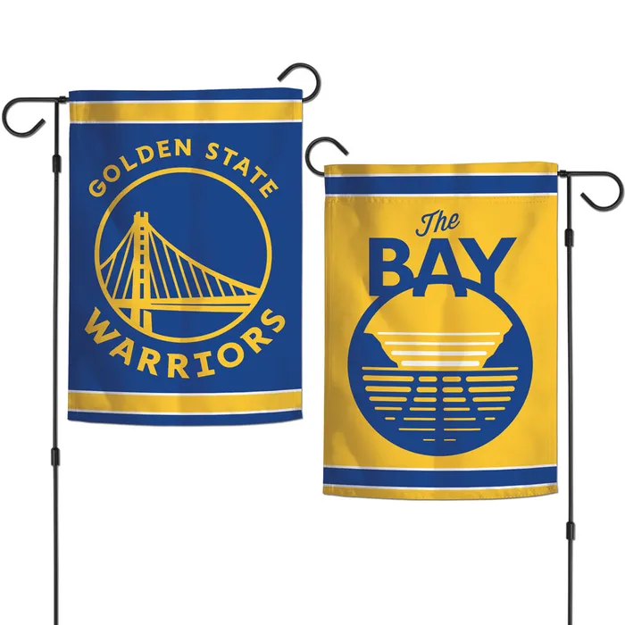 Golden State Warriors 2-Sided Garden Flag 12.5x18"