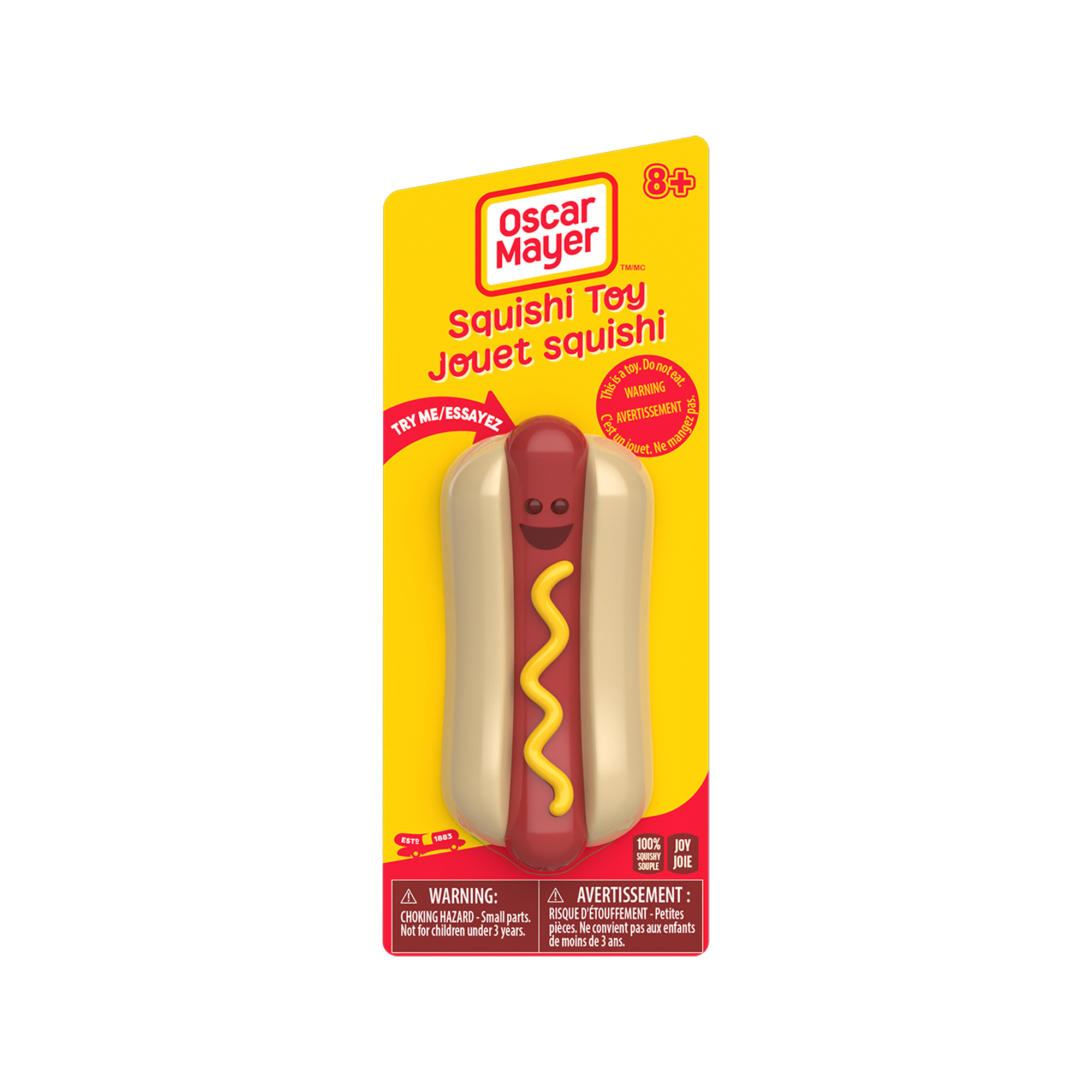 OSCAR MAYER SQUISHI HOT DOG TOY