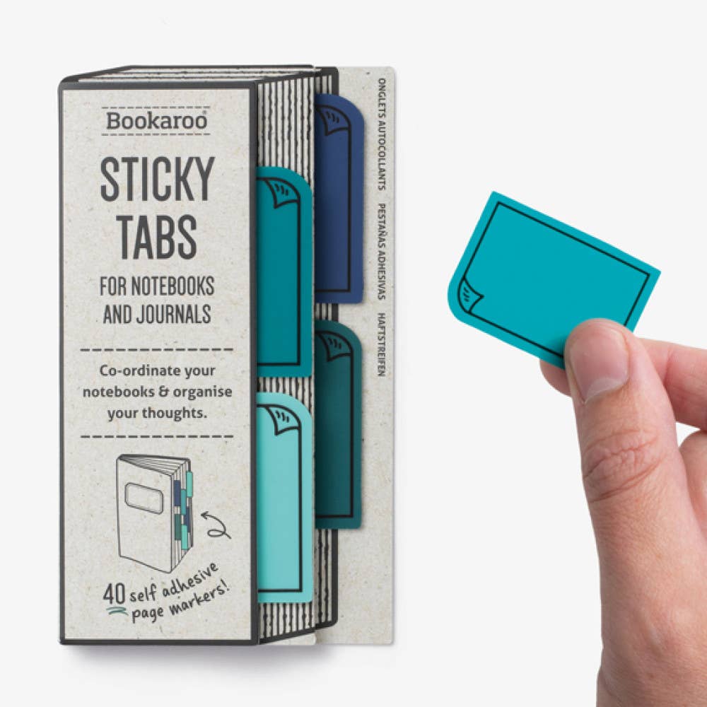 Bookaroo Sticky Tabs: Blues