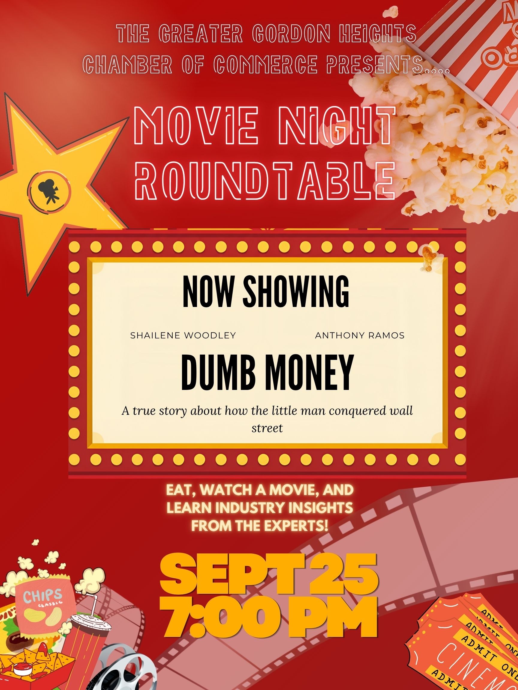 Movie Night Round Table