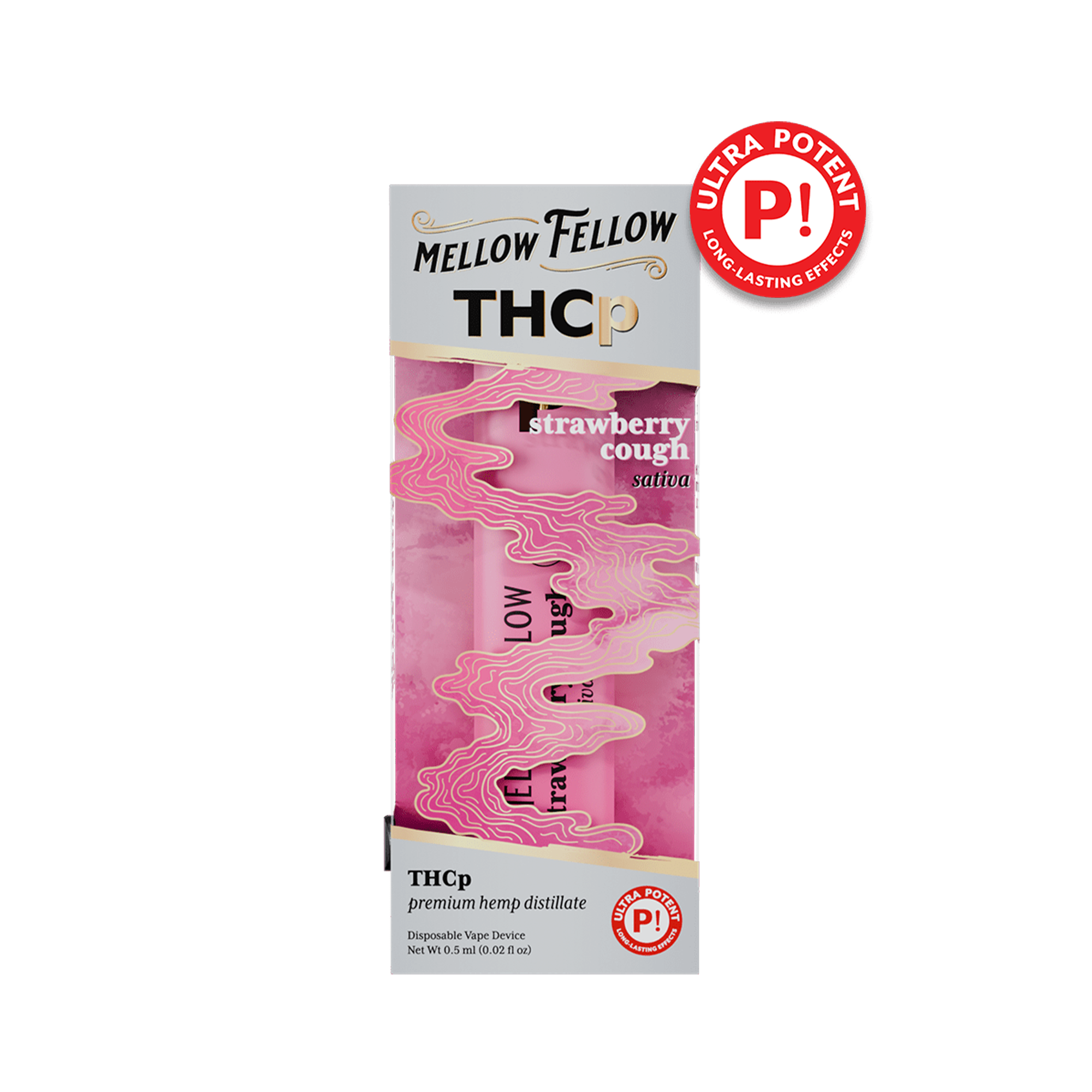 Mellow fellow Strawberry Cough ThcP Sativa 0.5ml