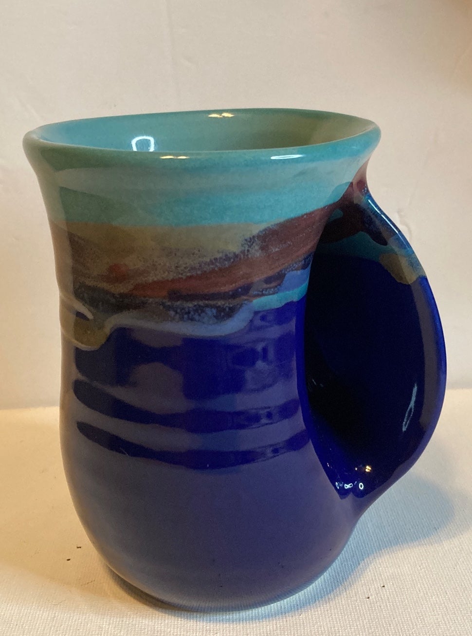 Clay in Motion Right Handed Handwarmer Mug
