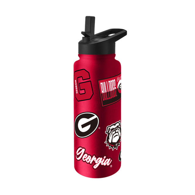 Georgia Bulldogs Dreamweave Quencher Stainless Steel Bottle 34oz