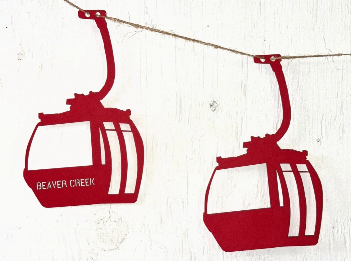 Vail Red Gondola Garland