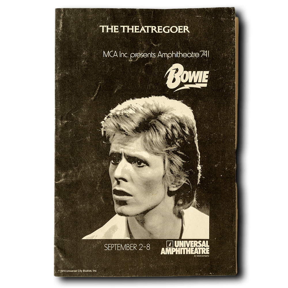 Bowie, David -- 1974 Universal Amphitheatre [Program]