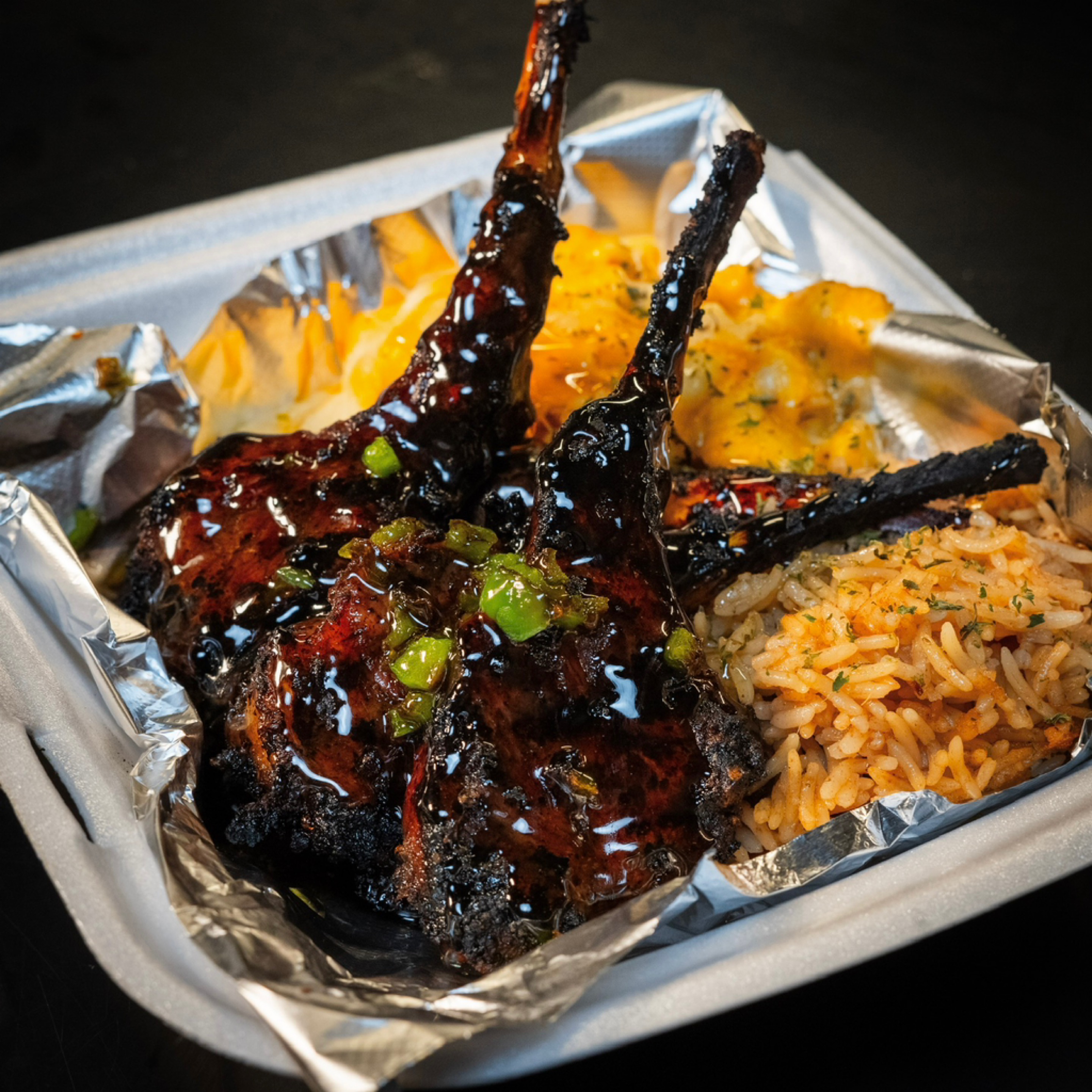 Honey Jerk Lamb Chops