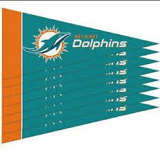 Miami Dolphins 8 Piece Mini Pennants Set