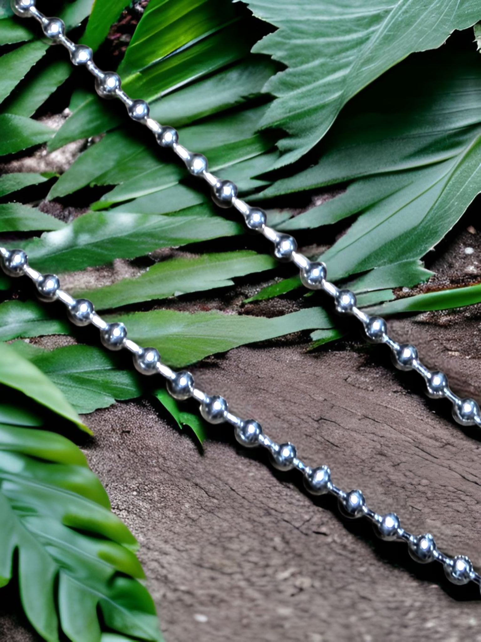 Chain - 3mm Bead by Moss Creek Art
