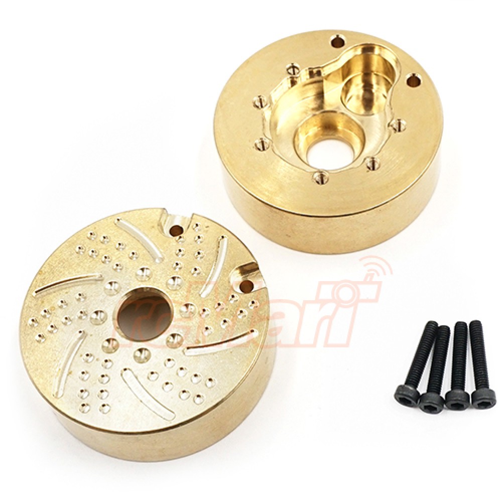 Brass 118g Portal Cover Front/Rear TRX4 TRX4-054