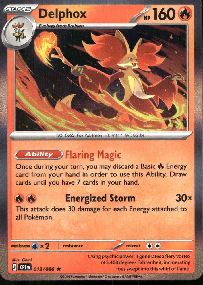 Delphox - ME04 13/86