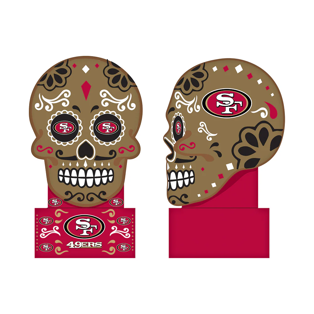 San Francisco 49ers Sugar Skull Statue