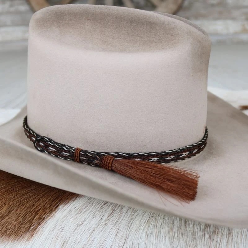 Willow - Horsehair Braided Single Tassel Hat Band – Duster | Handwoven in Ecuador