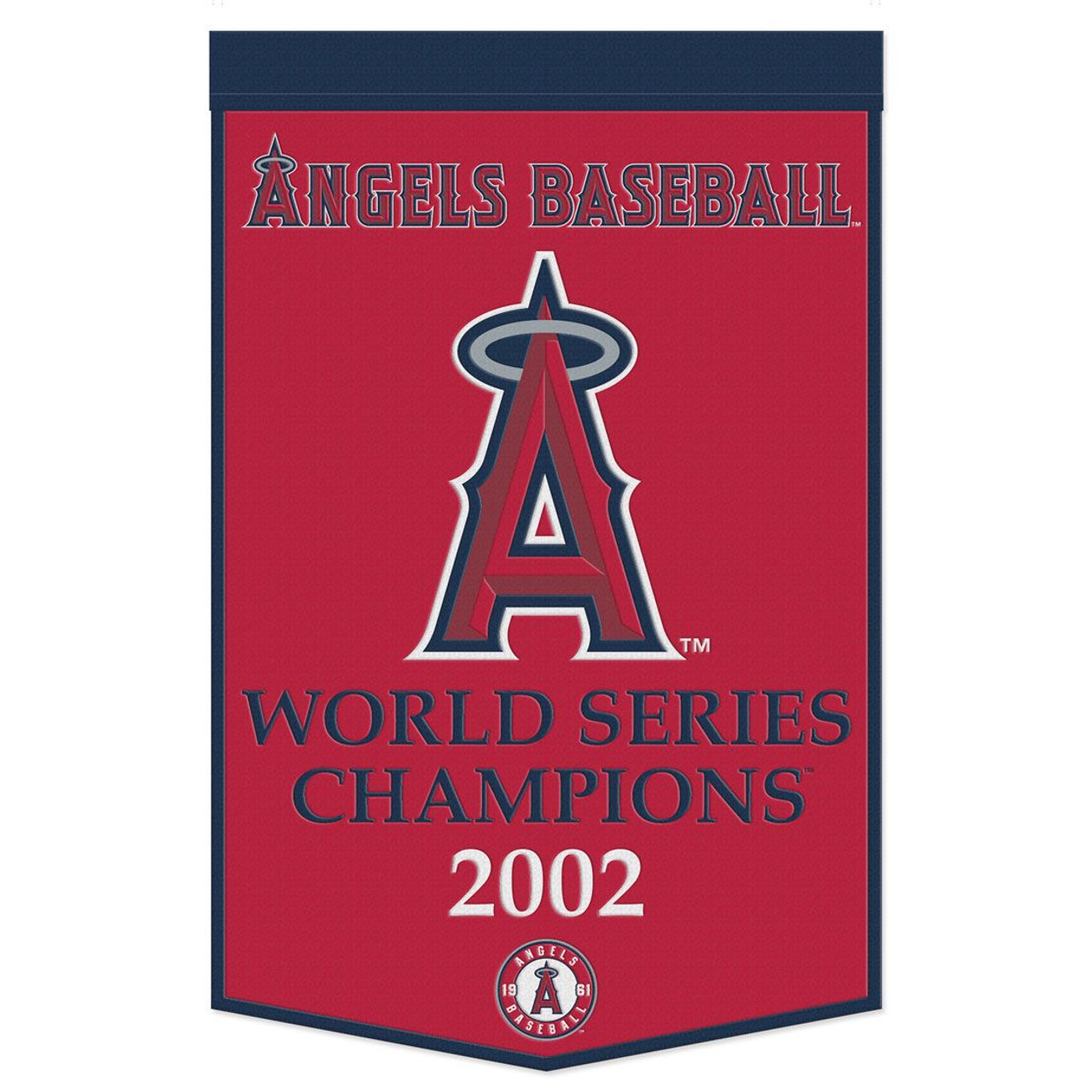 Los Angeles Angels Wool Dynasty Championship Banner 24x38"