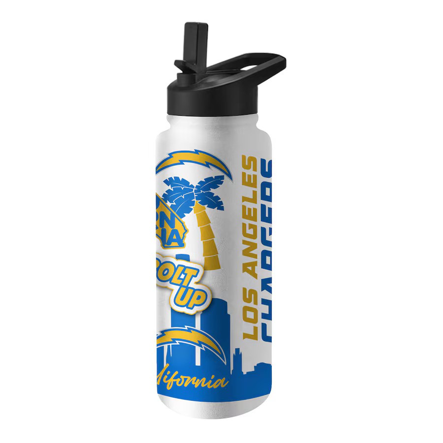 Los Angeles Chargers Native Quencher Stainless Steel Bottle 34oz