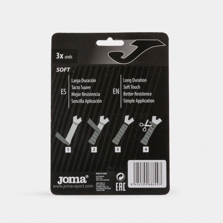 Joma Overgrip Club Cushion Fluorescent Orange – image 3