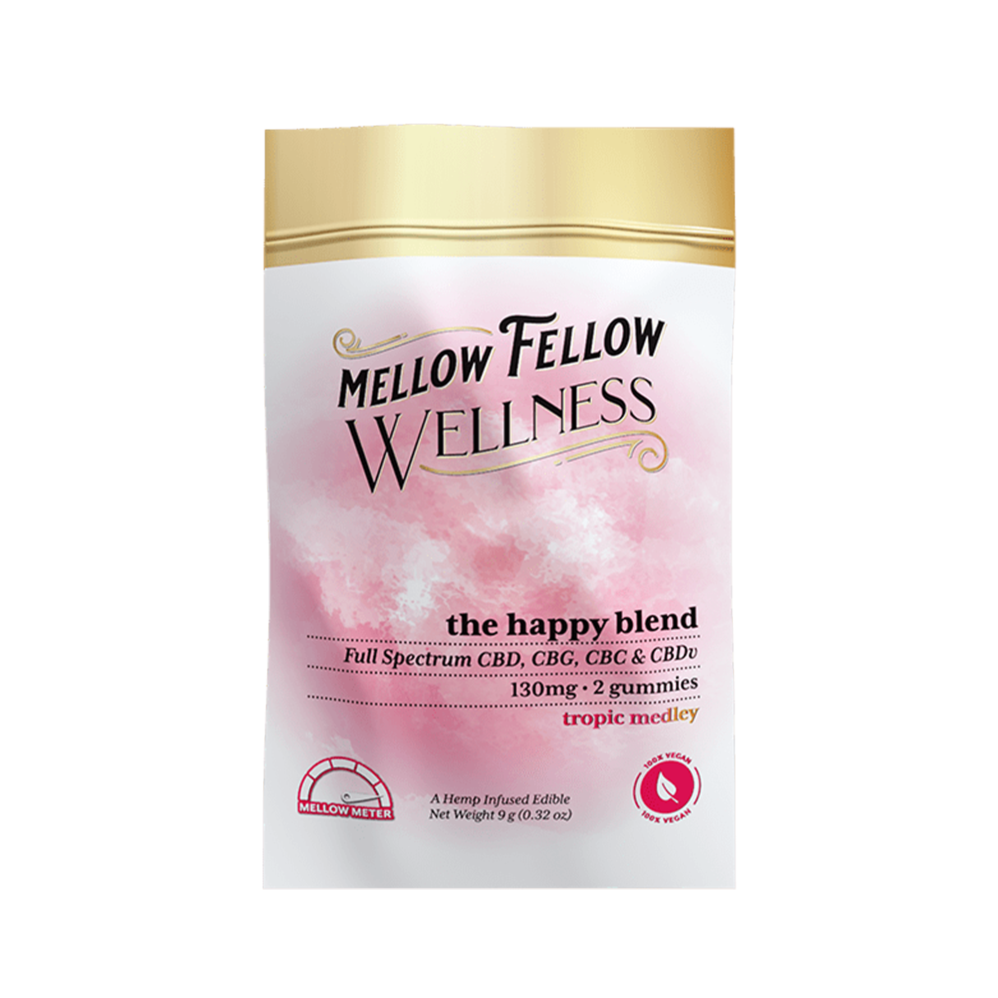 Mellow Fellow Wellness The Happy Blend Tropic Medley 130mg