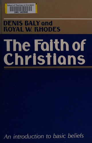 Cover of The faith of Christians