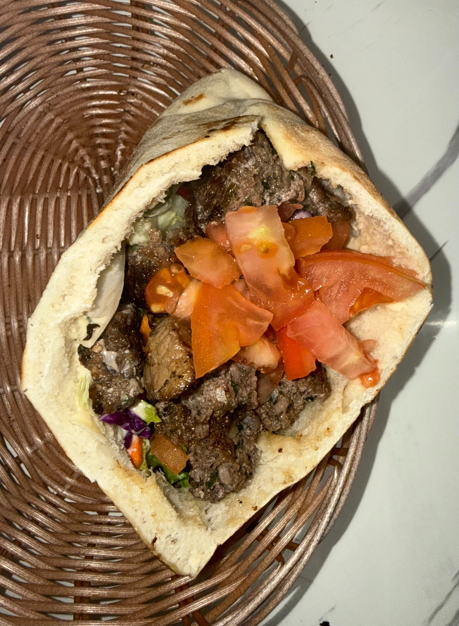 Stuffed Grape Leaves Sandwich