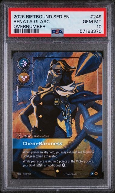 Renata Glasc (Overnumber) #249/221 PSA 10