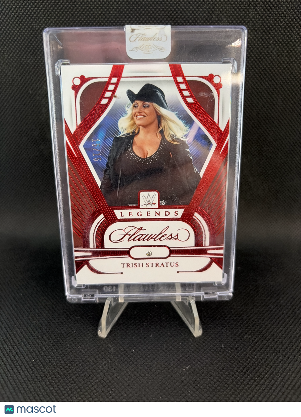2024 Panini Flawless WWE Legends Trish Stratus Ruby /15 Diamond