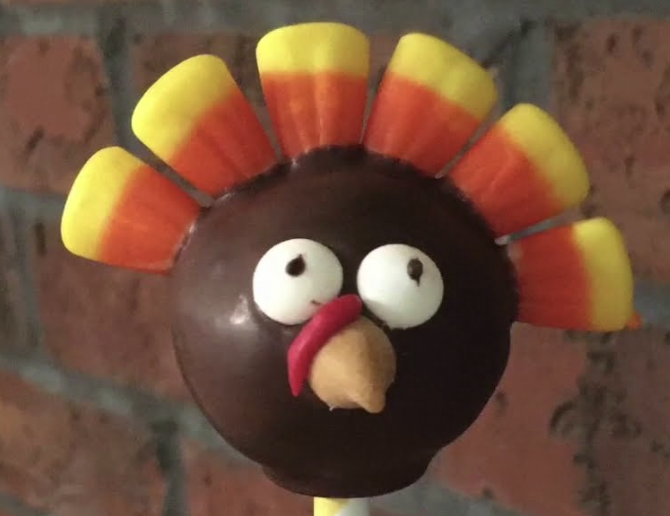 Thanksgiving Turkey Cake pops