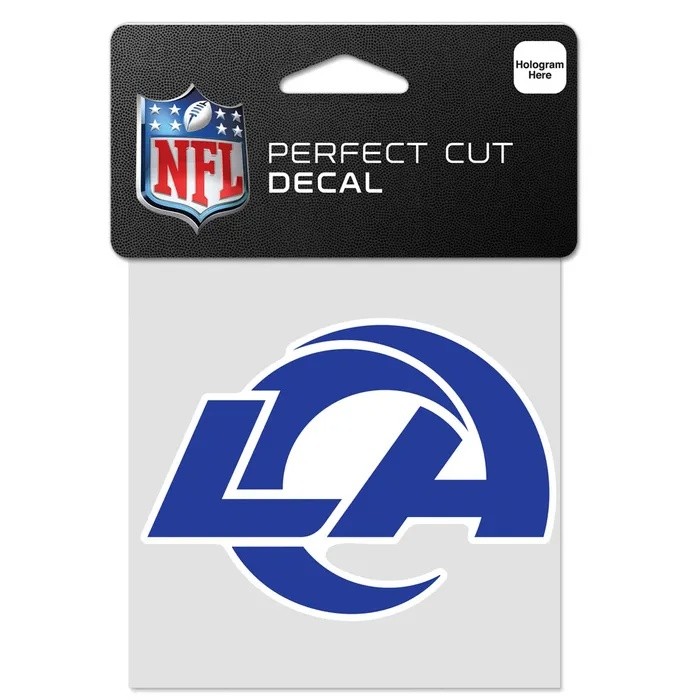 Los Angeles Rams 2026 Perfect Cut Decal 4x4"
