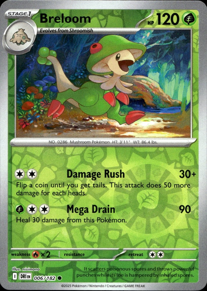 Breloom - SV10 6/182