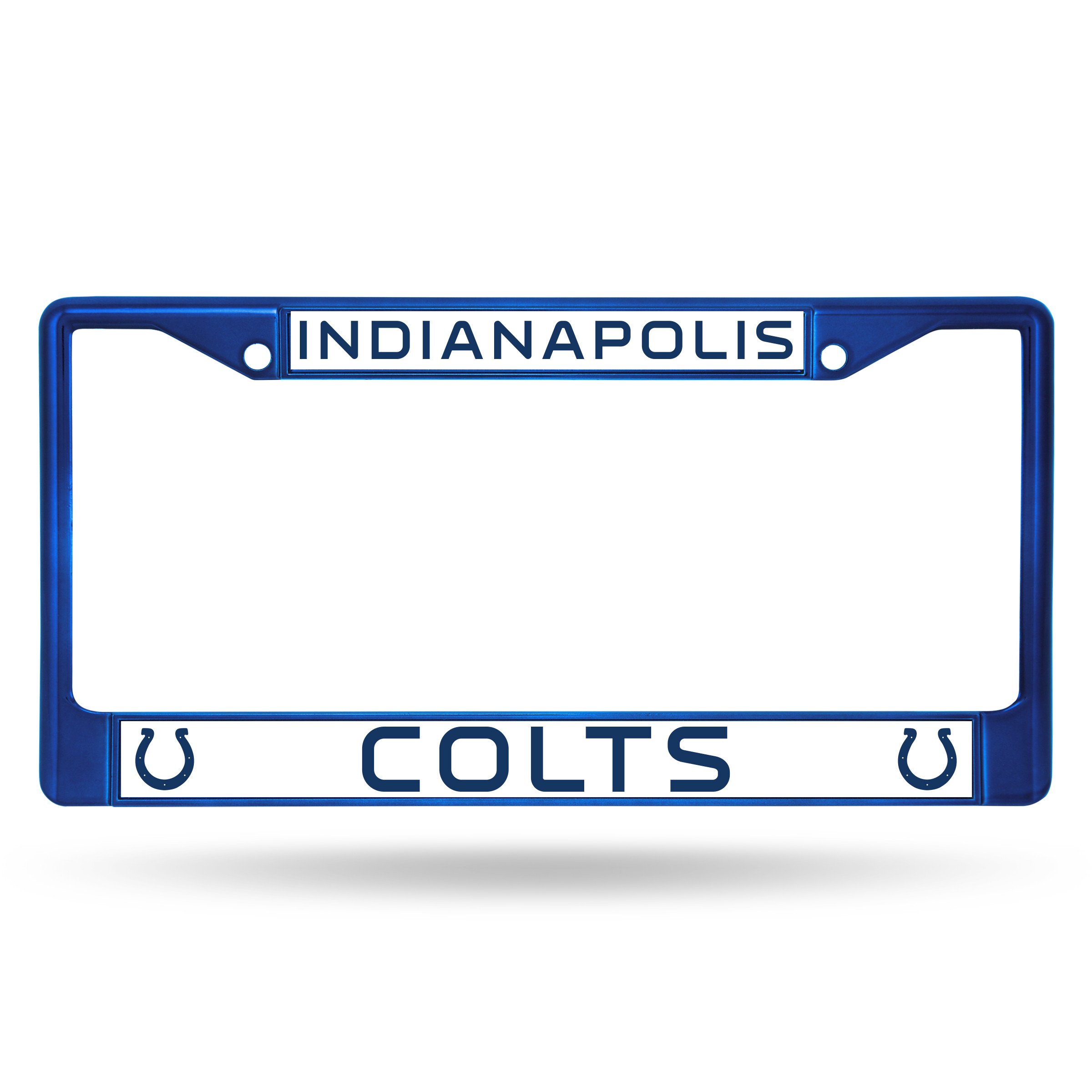 Indianapolis Colts Blue Metal License Plate Frame