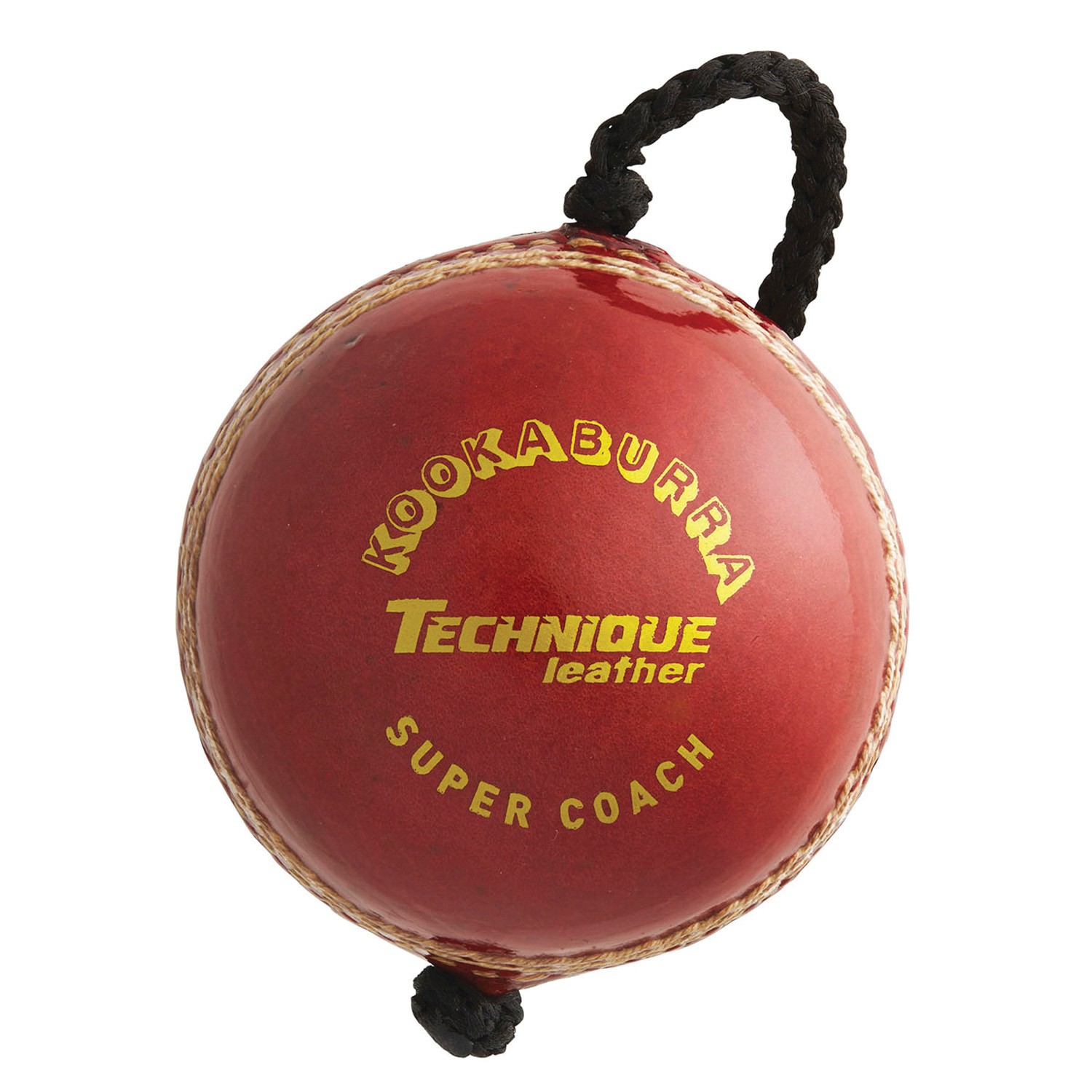 Kookaburra Super Coach Technique Leather Ball on a String