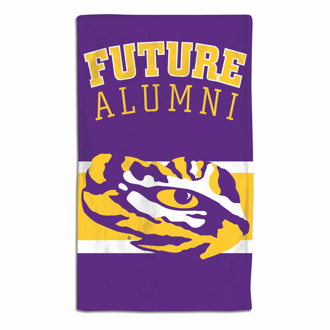 LSU Tigers Baby Burp Cloth 10x17"