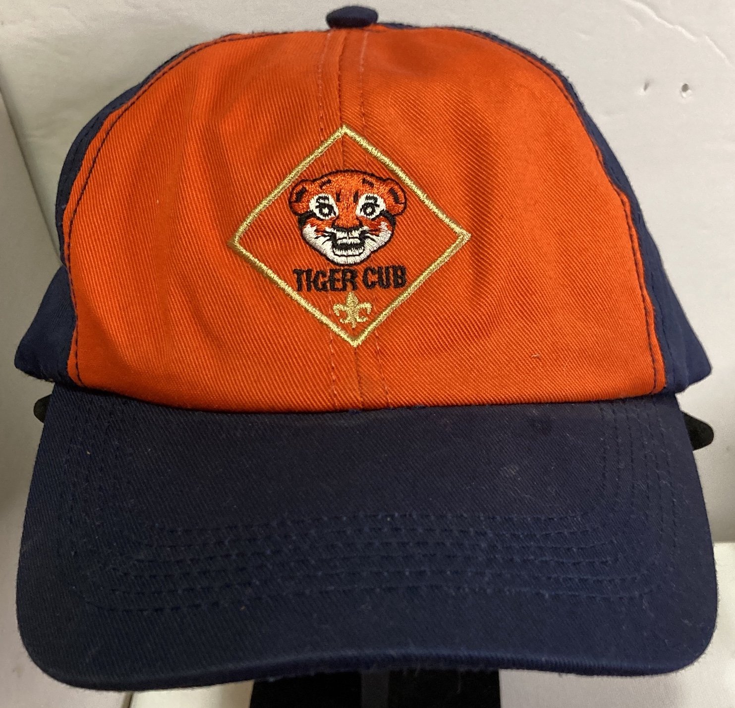 Tiger Cub Snapback Hat Blue Orange S/M