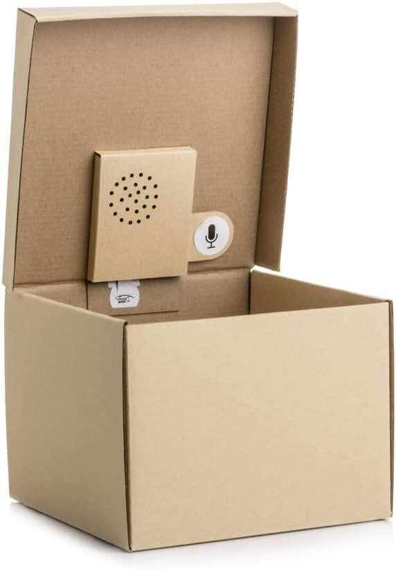Suck UK Gift Box | Record Your Own Message Gift Boxes | Novelty Surprise Gift Box for Birthday Gifts | Recordable Large Gift Box | Gift Boxes for Presents| Gift Box with Lid Brimming with Memories